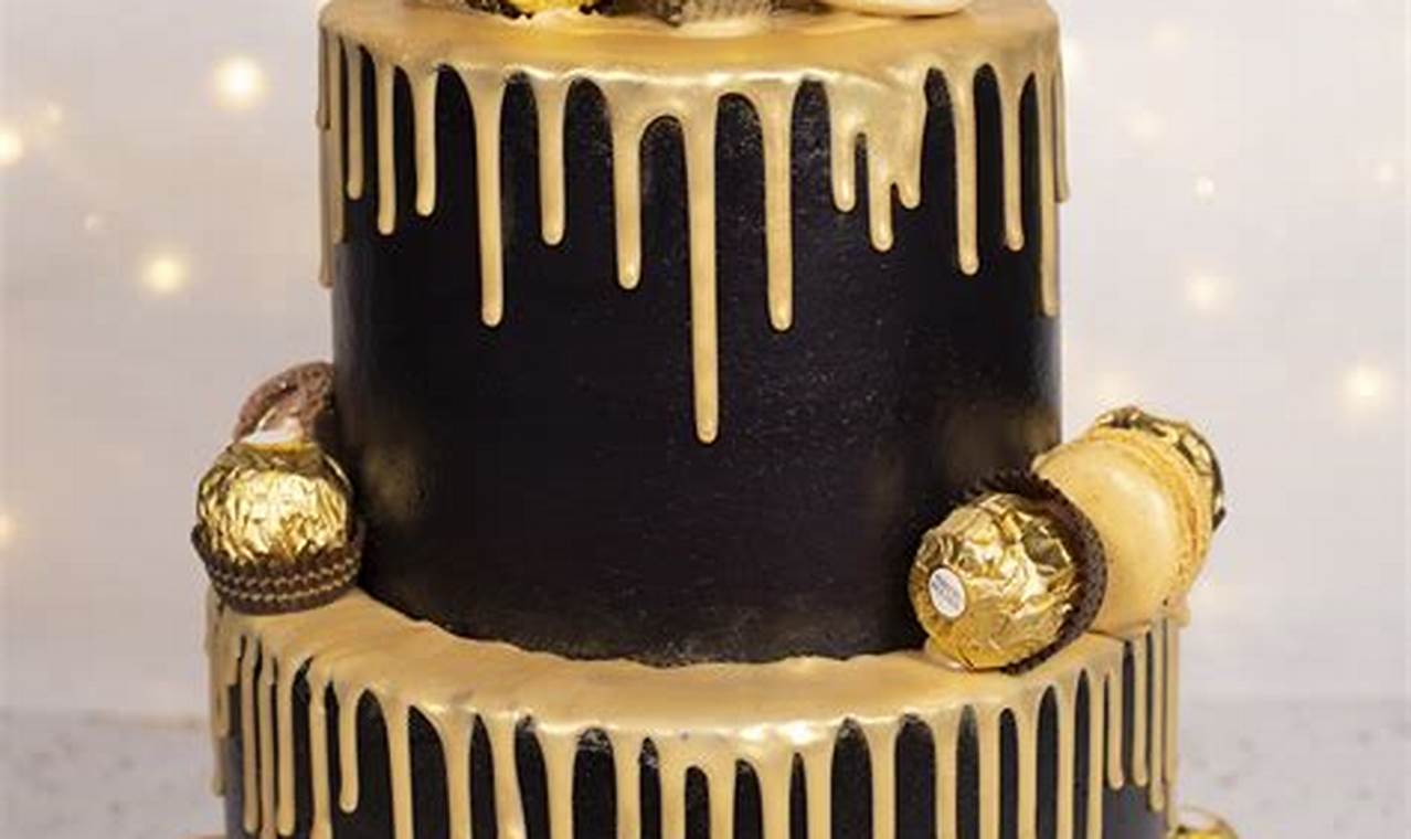 Black and Gold Wedding Cakes: A Timeless Elegance for Your Special Day