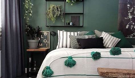 Black And Green Bedroom Decor