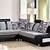 black and grey sofa set
