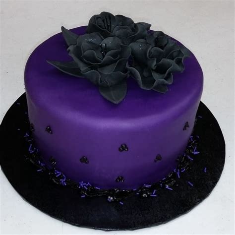 Indulge In The Magic Of Black And Purple Cake