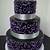 black and purple cake ideas