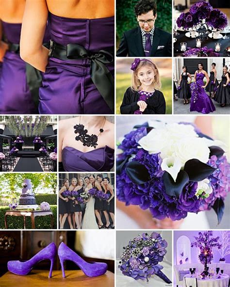 Halloween wedding ideas with skulls in purple and black decor