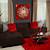 black and red home decor