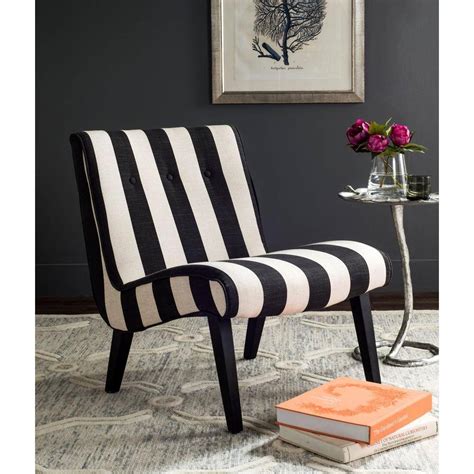 Orson Black and White Accent Chair from Homelegance (1191F2S) Coleman