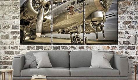 Black and White Modern Fighter Plane Canvas Airplane Canvas - Etsy