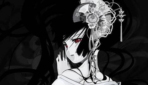 Black And White Anime Wallpaper 1366x768 - Hachiman Wallpaper
