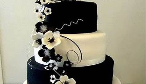 Black And White Cake Designs For Weddings Themed To View More Of