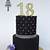 black and white cake ideas for 18th birthday