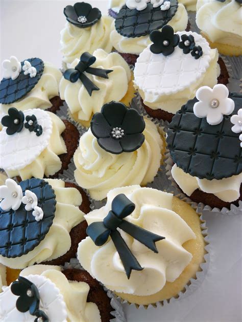 Indulge In Deliciousness: Black And White Cupcakes