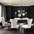 black and white dining room ideas