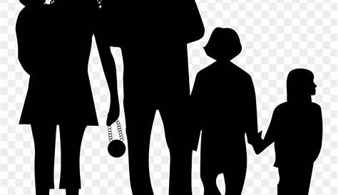 Clipart Black And White Family - ClipArt Best