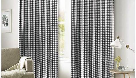 14 Black & White Gingham Curtains ideas | gingham curtains, curtains