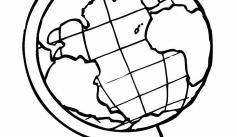 Globe Image Black And White | Free download on ClipArtMag