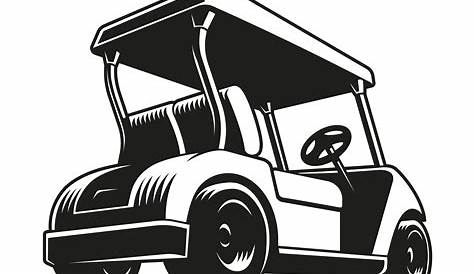 Golf Cart Silhouette Vector , Free Transparent Clipart - ClipartKey