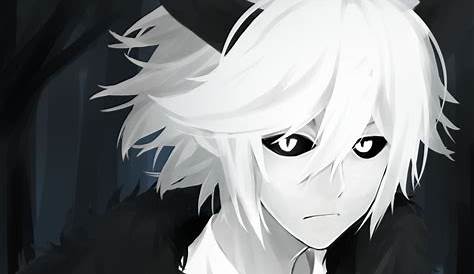 adorable, anime, anime boy and black n white - image #334286 on Favim.com