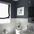 black and white half bathroom ideas