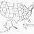 black and white map of united states printable