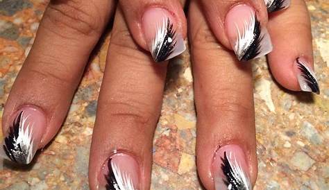 80+ Black And White Nail Designs Styletic