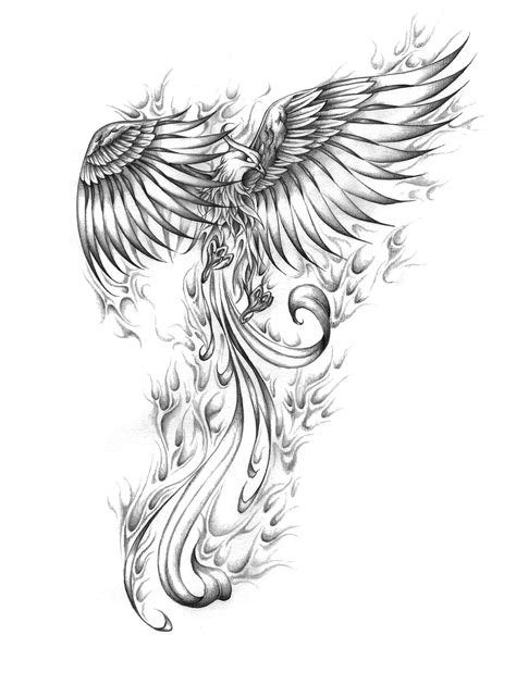 Controversial Black And White Phoenix Tattoo Designs 2023