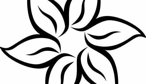 Download Free Download - Flowers Png Black And White PNG Image with No