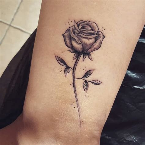 Powerful Black And White Rose Tattoo Designs Ideas