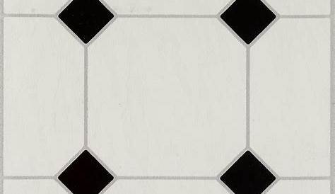 Black and White Square Tile Pattern on Floor Stock Photo - Image of