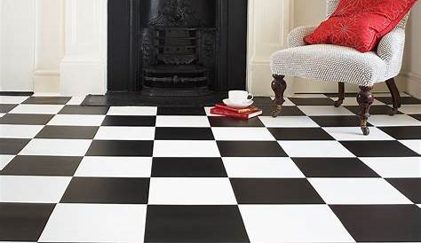 Black And White Vinyl Floor Tiles Self Stick Tile Design Ideas