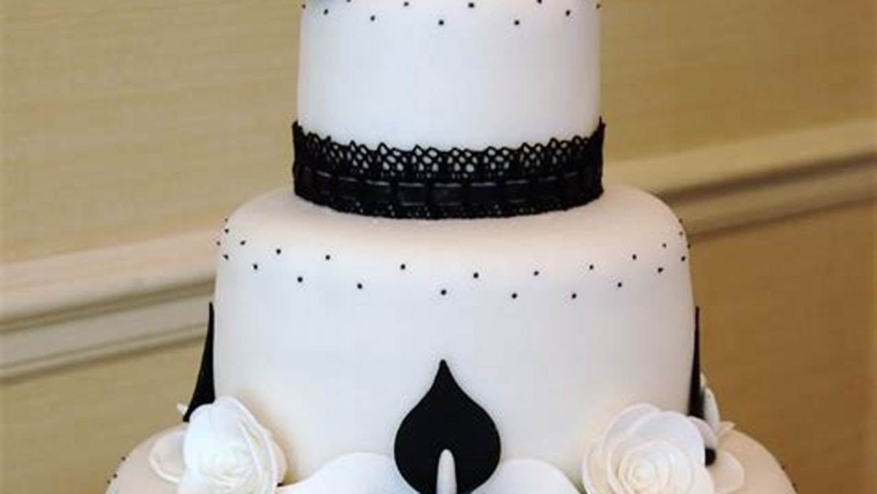 Black and White Wedding Cakes: Timeless Classics for Your Special Day