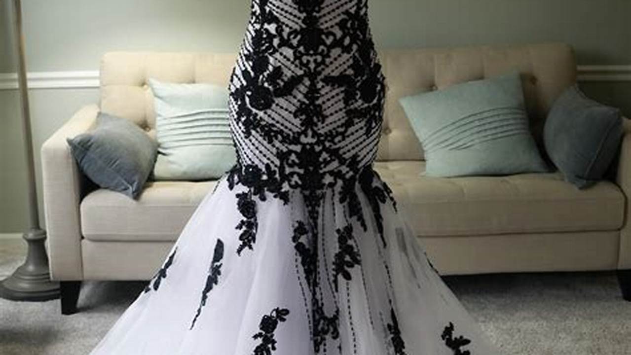 Black and White Wedding Dresses: Unveil Your Timeless Elegance