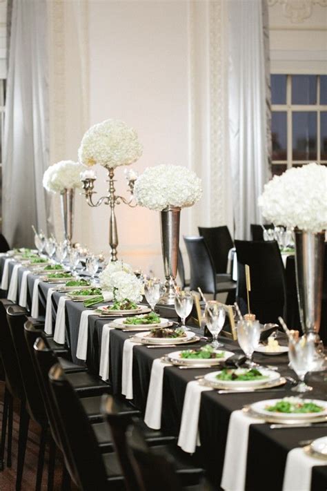 36 Simple, Beautiful BlackandWhite Wedding Ideas White wedding