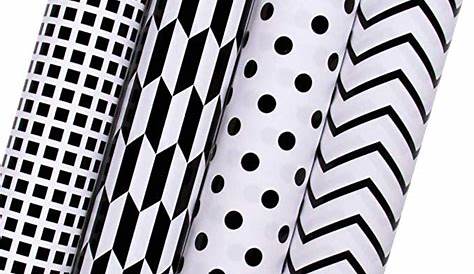 Black and White Spiral | Custom Wrapping Paper Black Wrapping Paper