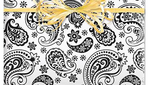 alisaburke: black and white wrapping paper
