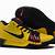 black and yellow basketball sneakers