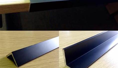 Black Anodised Aluminium Angle Order 2" X 2" X 0.125" Anodized Aluminum 6063T5