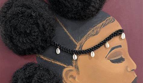 Black Art | Natural hair art, Afro art, Hair art