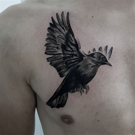 Incredible Black Bird Tattoo Designs References