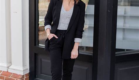 Black Blazer Outfit For Spring Pin On Blogger Style