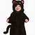 black cat baby costume