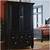 black clothing armoire