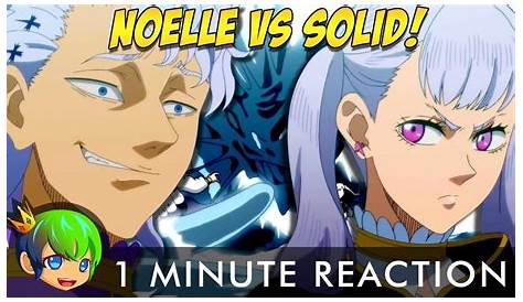Noelle vs Solid! Black Clover Episode 77 YouTube