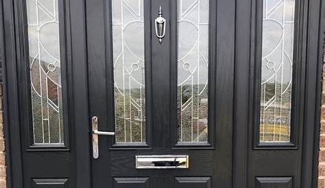 Modern Black Front Door Composite door, Composite front