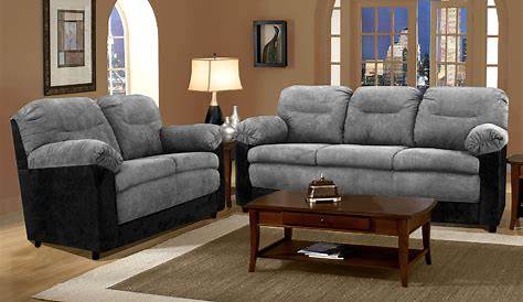 Entice Rose Fabric Upholstery Sofa and Loveseat Set