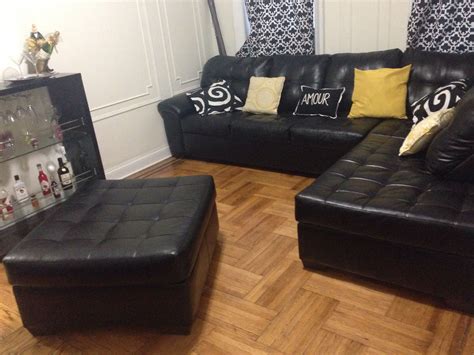 Review Of Black Couch With Yellow Pillows With Low Budget