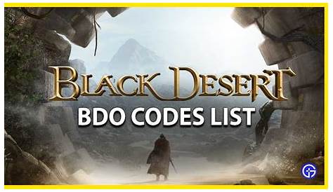 BDO codes (September 2023)