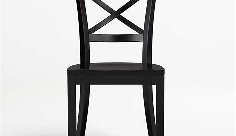 Black Dining Chairs Crate And Barrel Willa Wood Chair