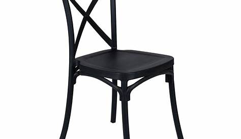 Black Dining Chairs Cross Back Simple Living Set Of 2 Free Shipping