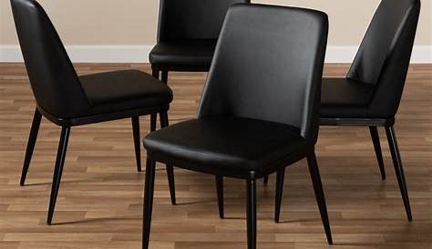 Shaker Dining Chairs, Set of 4, Black