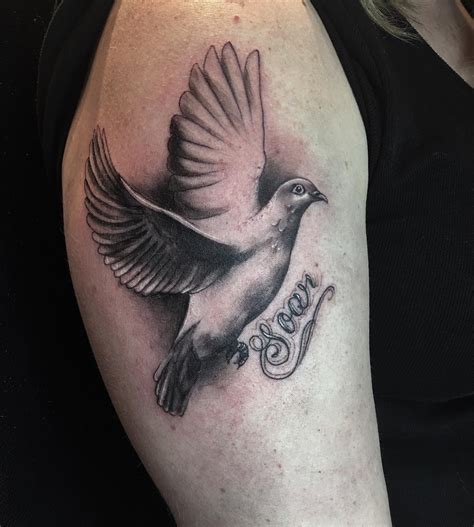 Informative Black Dove Tattoo Designs Ideas
