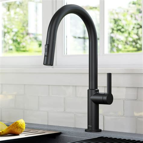 Kraus Britt Commercial Style PullDown Single Handle Kitchen Faucet in