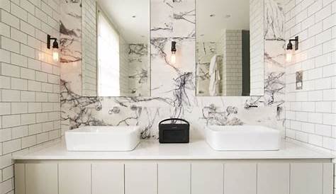 Stunning monochrome bathroom. bathroom tiles Black marble bathroom